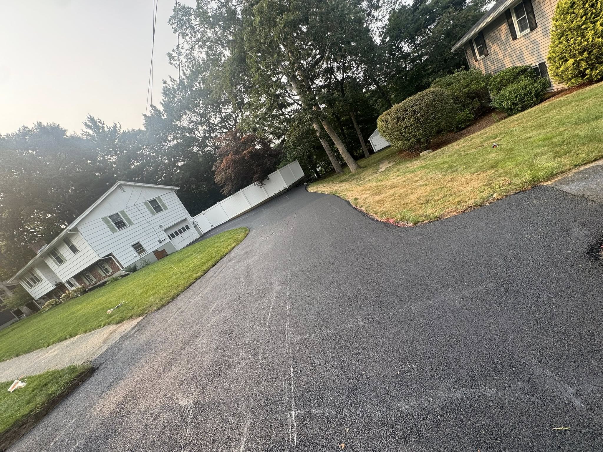 Professional driveway installation by Juarez Landscaping in Peabody MA