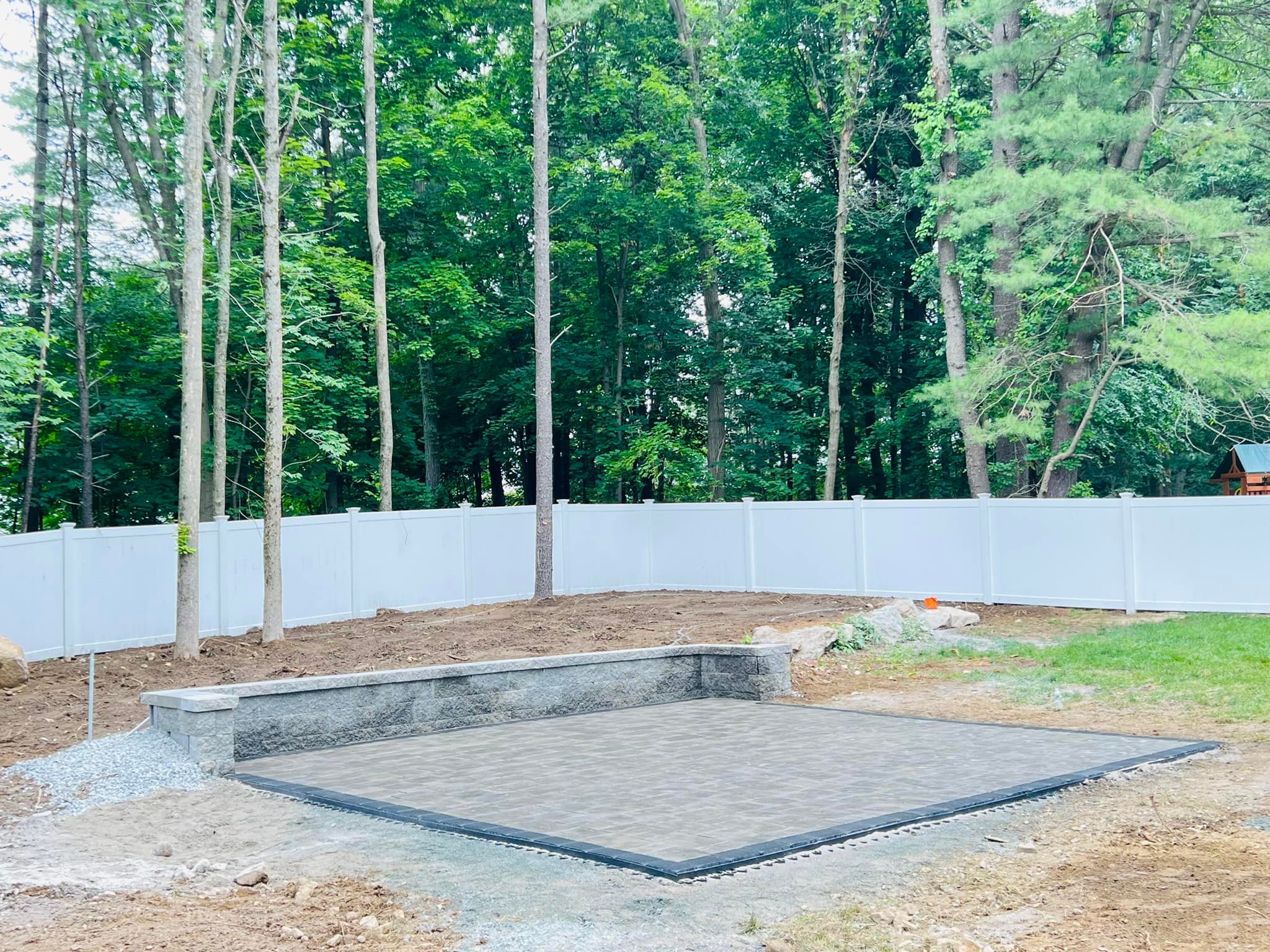 Beautiful patio installation in Peabody MA