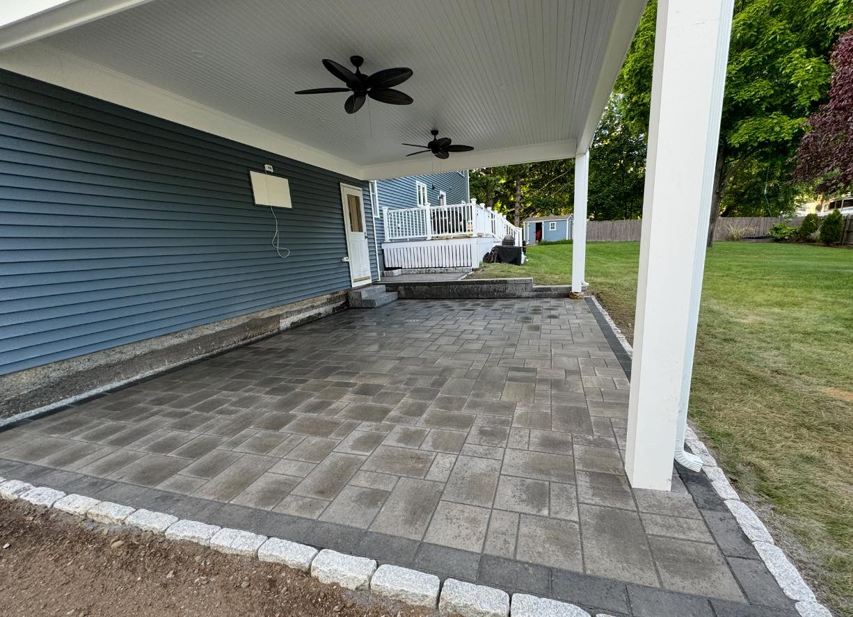 Completed patio project